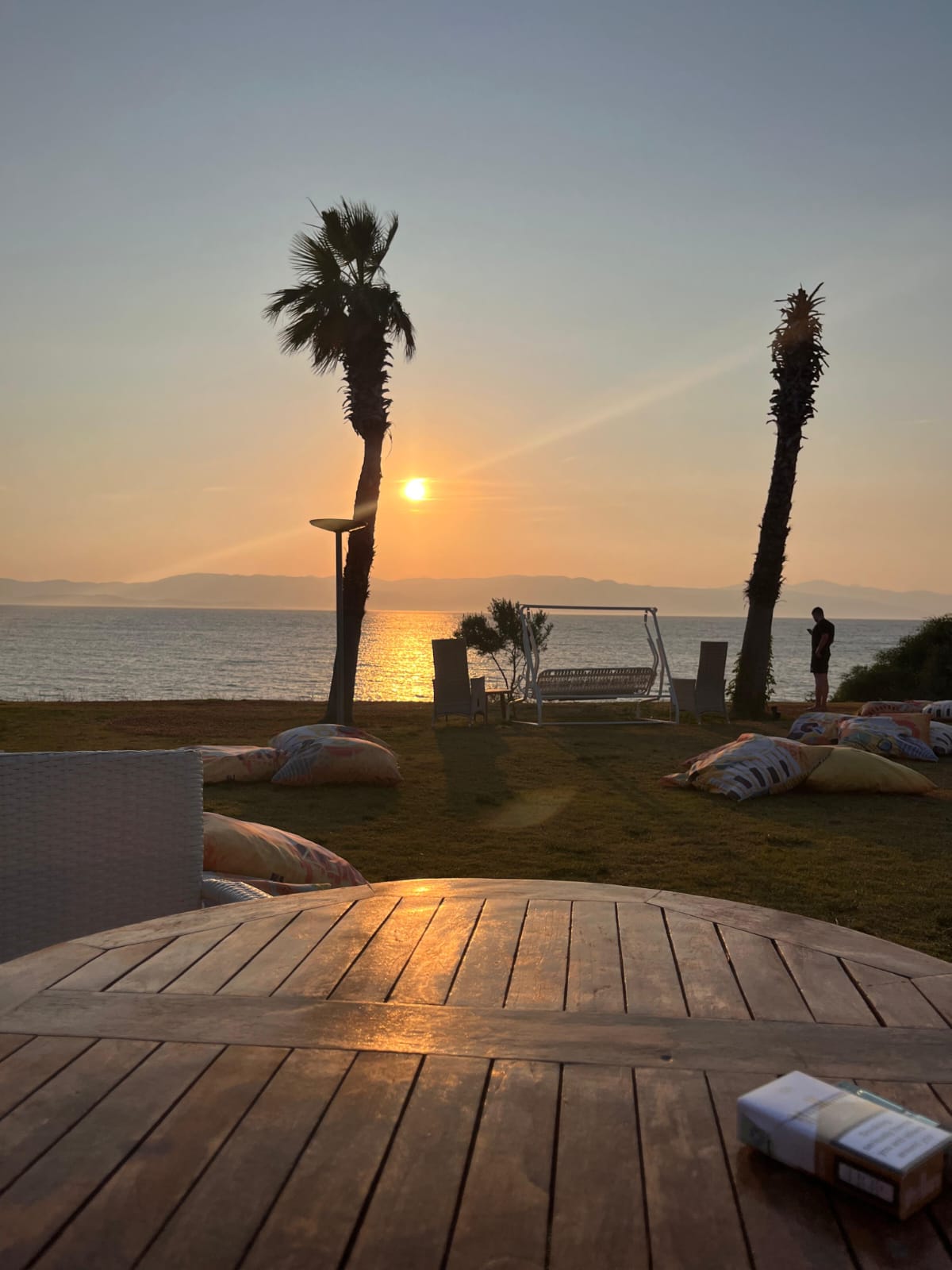 Teras Gün Batımı Manzarası